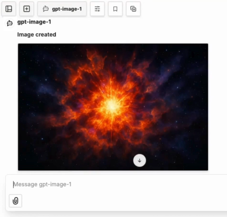 Image generation interface